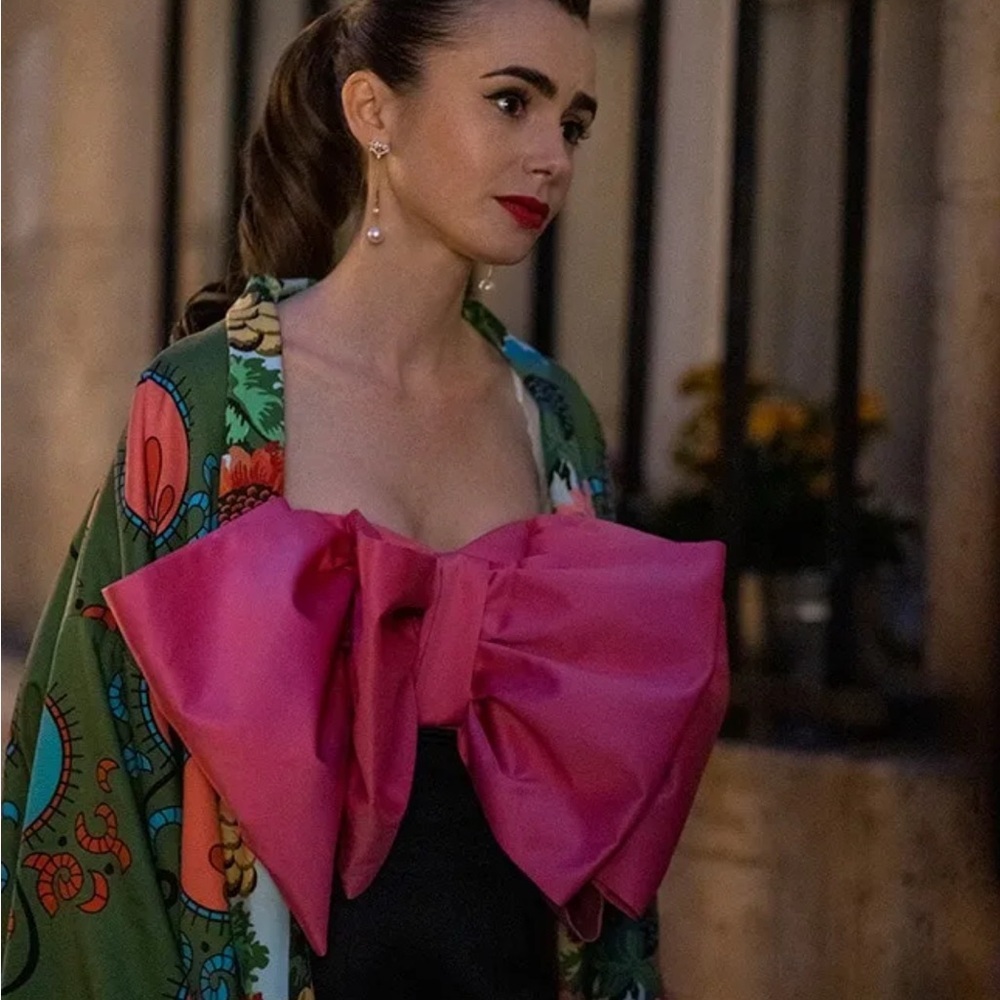 🎀 Vintage Handmade Velvet Satin Bow Dress - Picture 7 of 14